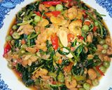 Foto langkah ke 6 dari resep Tauco Daun Ubi Jalar.