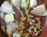 Foto del paso 1 de la receta: Cazuelita de arroz al horno con restos del cocido