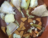 Foto del paso 1 de la receta: Cazuelita de arroz al horno con restos del cocido