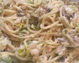 Leeks and mushrooms pasta sauce recipe step 4 photo