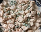 Foto del paso 12 de la receta: Pollo en cubos con salsa de verdeo light