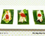 Hình bước làm 6 của món Salad Cua Tảo Biển 다시마 크랩살 샐러드