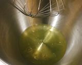 A picture of step 5 of Air light fluffy chiffon cake using waterbath baking method.