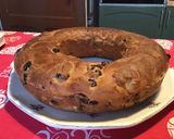 Une image de l'étape 18 de Brioche à la vanille et raisins.