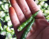 A picture of step 3 of Bitter Gourd fry.