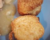 A picture of step 2 of Fried Vinegar Cornmeal Balls.
