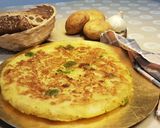 Foto del paso 1 de la receta: Tortilla de patata vegana (sin huevo)