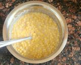 A picture of step 3 of Boondi raita.