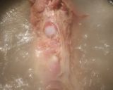 A picture of step 5 of Ham, with Black Eyed Peas and Yellow Rice.