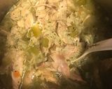 A picture of step 4 of Chicken and wild rice soup.