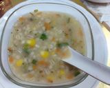 A picture of step 7 of Pearl barley soup.