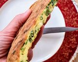 Foto del paso 4 de la receta: Tortilla de hojas de apio 🥘 receta de aprovechamiento