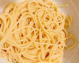 Hình bước làm 1 của món Spaghetty tôm phomai