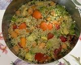 Foto del paso 12 de la receta Tabulé Estilo Marroquí con Melón Cantalupo y Pechuga con Cebolla Caramelizada en Salsa de Ostras !!!
