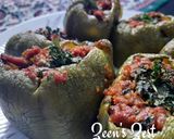 A picture of step 6 of Oven cooked Bharwan Shimla Mirch with Lamb Mince.