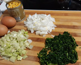 Foto del paso 1 de la receta: Tortilla de espinacas y maíz