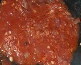 A picture of step 2 of Mexican Rice with Red Sauce.