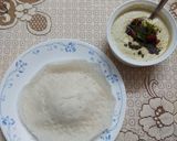 A picture of step 5 of Palappam /Vellayappam Kerala style.