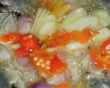 Foto langkah ke 6 dari resep Tumis Udang dan Sayuran.