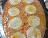 Foto del paso 2 de la receta: Merluza con arroz y verduras en caldo al horno