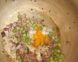 A picture of step 4 of Lentil veg dalia/porridge.