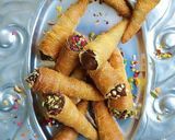 صورة لخطوة 2 من وصفة كنافه كونز بالنوتيلا