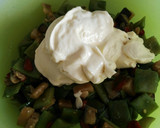 Foto del paso 8 de la receta: Ensalada de judías verdes y berenjena con mahonesa de sriracha