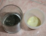 Foto langkah ke 1 dari resep Greentea Panna Cotta.
