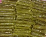 A picture of step 3 of Stuffed Grape Leaves (Warak Enab or Yabrak).