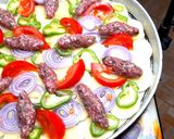Une image de l'étape 3 de Viande hachée légumes au four.