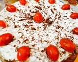 A picture of step 4 of Snow Forest Cake.