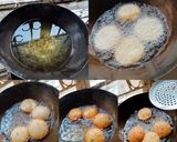 A picture of step 3 of Sago and potato Puri (farali).