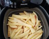 A picture of step 1 of Fries in air fryer.
