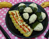 Foto langkah ke 6 dari resep Cheese Nori Tamagoyaki with Onigiri.