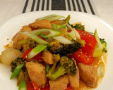 Foto del paso 4 de la receta: Pechuga de pollo con brócoli con salsa teriyaki