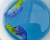 A picture of step 2 of BLUE TEA | Blue Butterfly Pea Flower Herbal Tea.