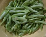 Gambar langkah 1 resipi 26:4:26 - Kacang buncis goreng telur pecah.