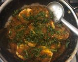 A picture of step 9 of Egg masala.