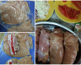 Foto del paso 2 de la receta: Fideos con arrollados de pollo en salsa😁 Fácil!