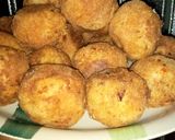 A picture of step 6 of Yam ball.