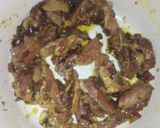 A picture of step 1 of Beef tacos rice.