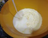 A picture of step 1 of Gujrati Khatti meethi kadhi.