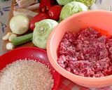 Rakott kelkáposzta, karalábéval, füstölt szalonnás alappal recept fázis 1 fotója