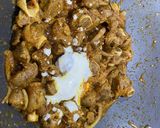 A picture of step 6 of Lahori Mutton Karhai.