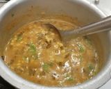 A picture of step 7 of Sprouted Moong dal kurma/Moong sprouts curry.