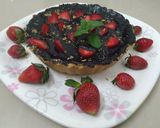 A picture of step 4 of Eggless chocolate Tart Cake.