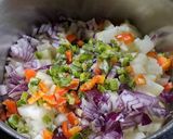 Foto del paso 1 de la receta: Bocadillos de zucchinis y coliflor con boniato al horno