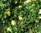 आलू मेथी की भूजीया (Aloo Methi ki Bhujiya recipe in Hindi) रेसिपी चरण 4 फोटो