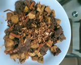 Foto langkah ke 5 dari resep Ca tahu goreng daging sapi.
