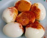 A picture of step 1 of Creamy Egg Curry.